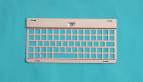 Hardware stamping notebook keyboard metal panel