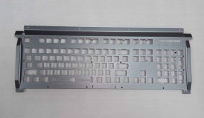Mechanical handle metal wired wireless backlight keyboard panel hardware processing gray panel keyboard